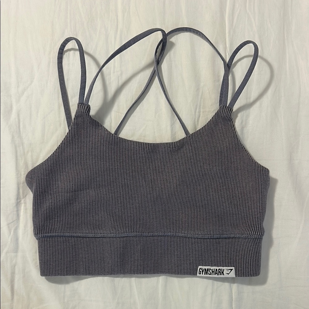 Gymshark Slounge Bra Purple Gray